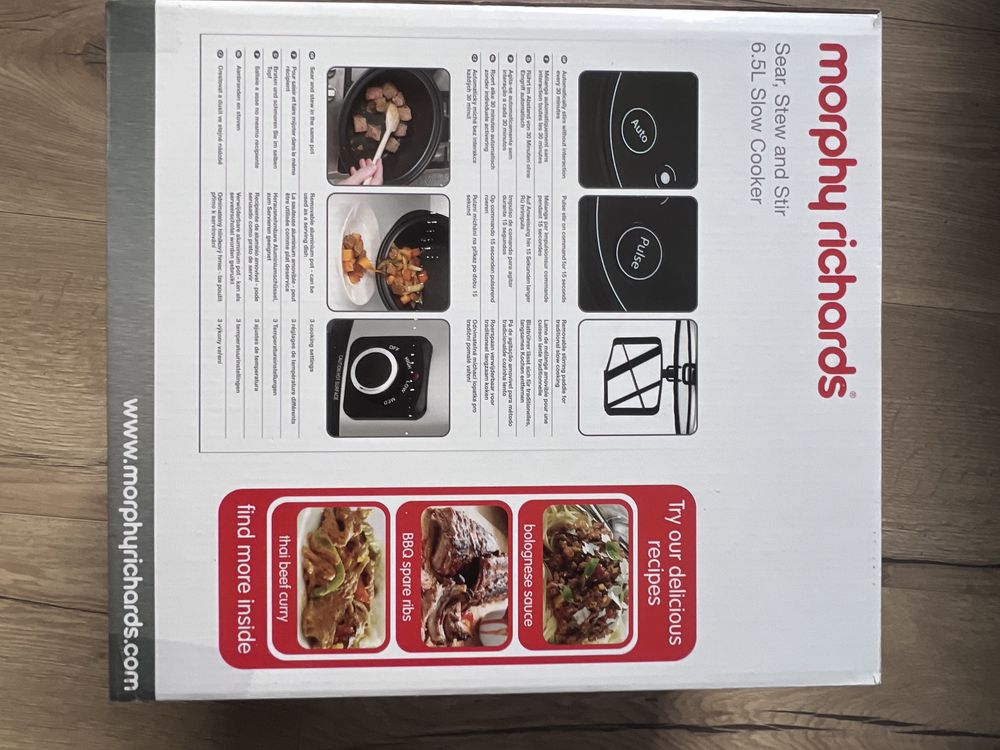 Morphy Richards Wolnowar Stew&Stir 6,5L szybkowar