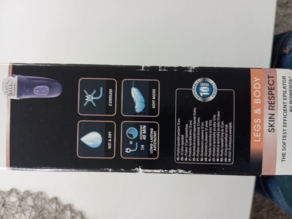 depiladora rowenta ep8050f0 skin respect