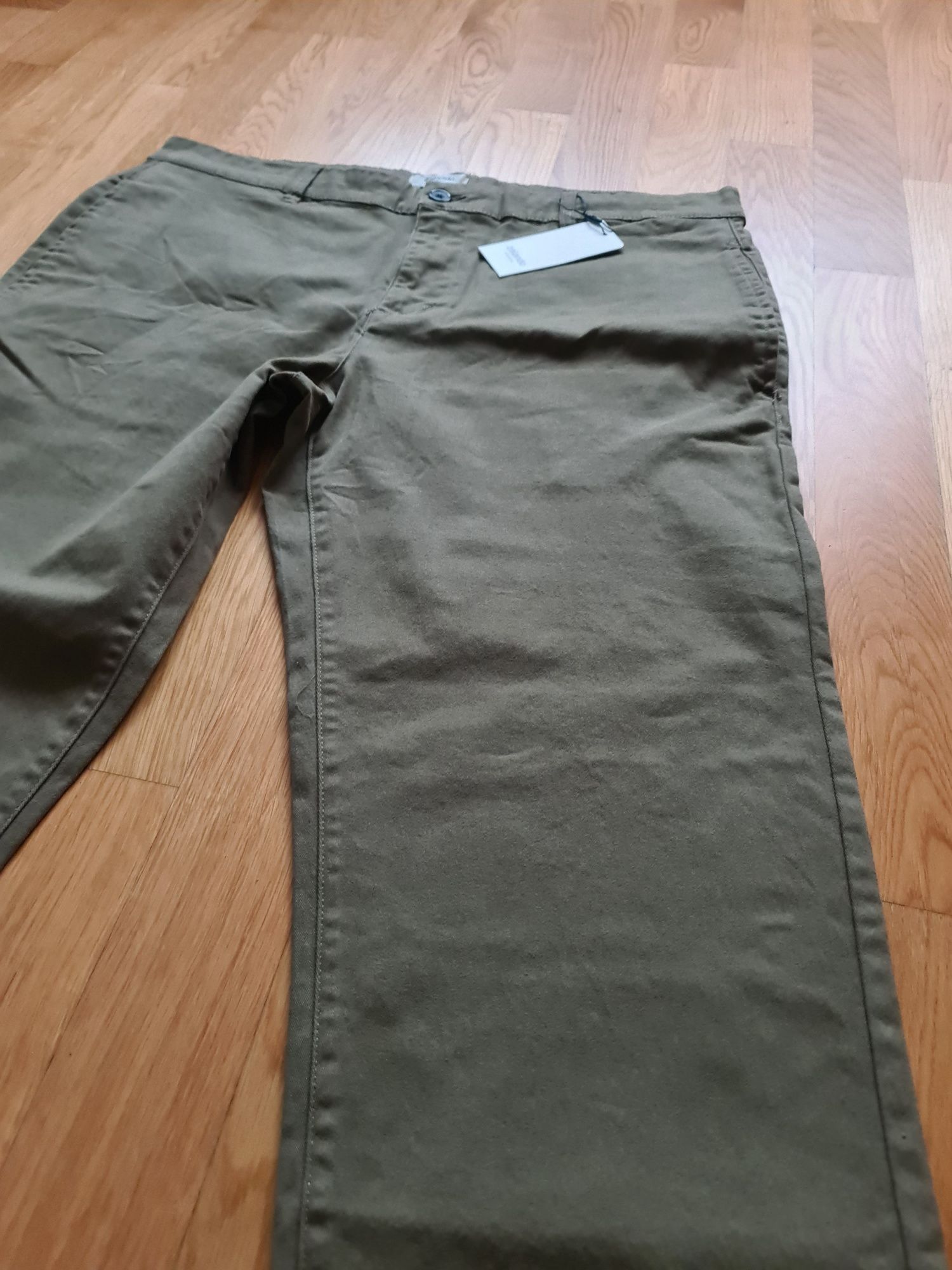 Spodnie męskie olive 36 strech Zalando.