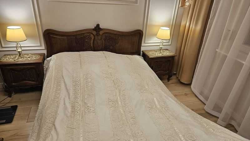 Koronkowa narzuty w stylu shabby chic