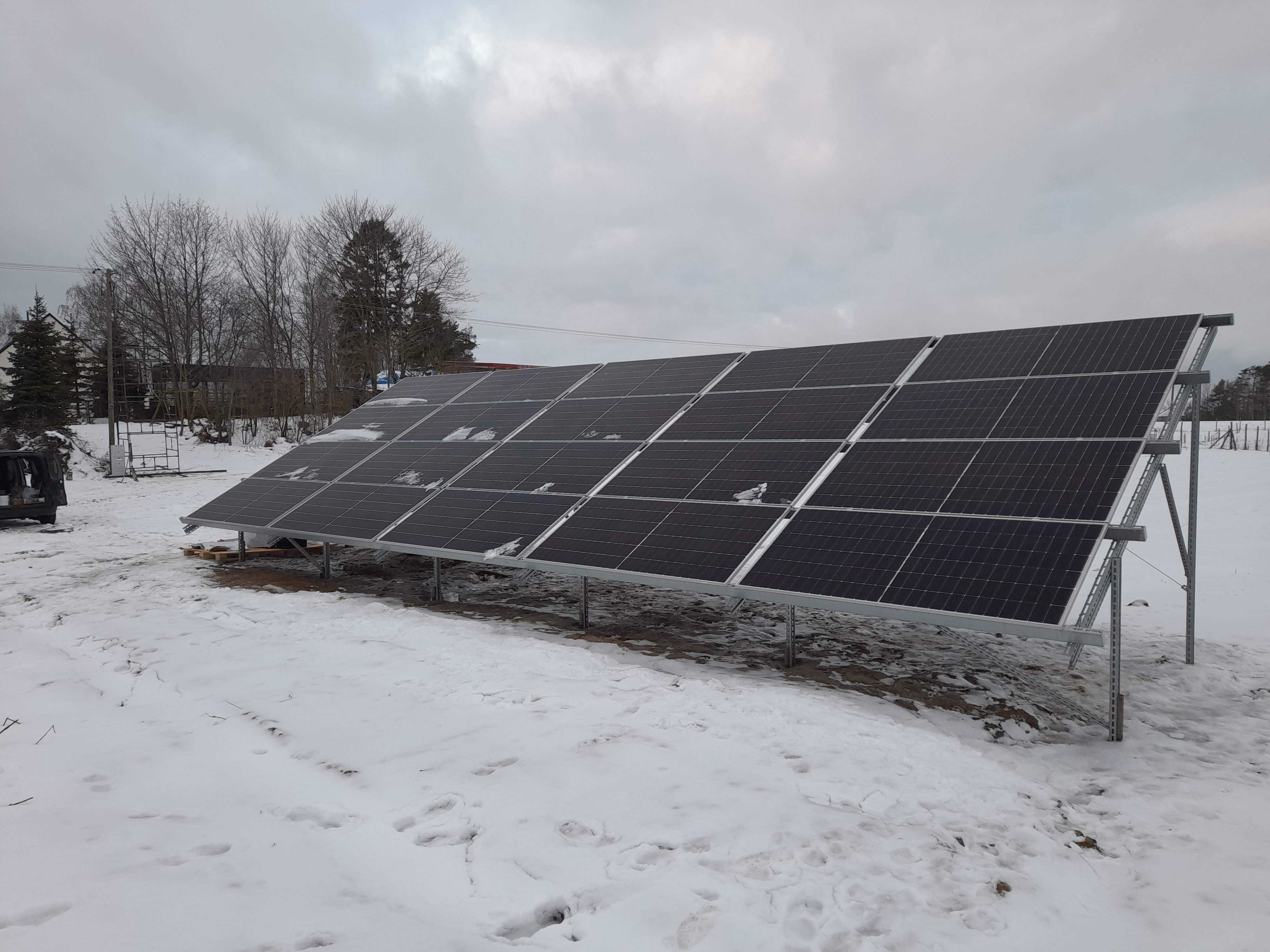 10 kw grunt instalacja fotowoltaiczna grunt pełne 10kw bifacial