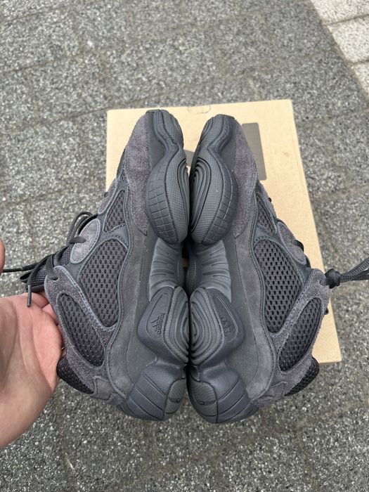 Adidas Yeezy 500 Utility Black  niskie czarne buty 40 2/3