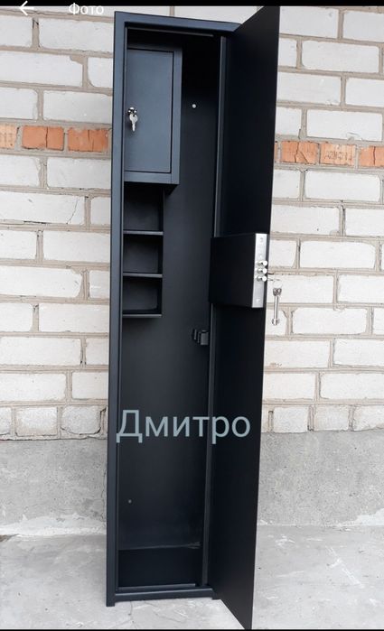 БЕЗКОШТОВНА ДОСТАВКА Сейф (оружейный )для зброї на 2 ружа з 2 замками.