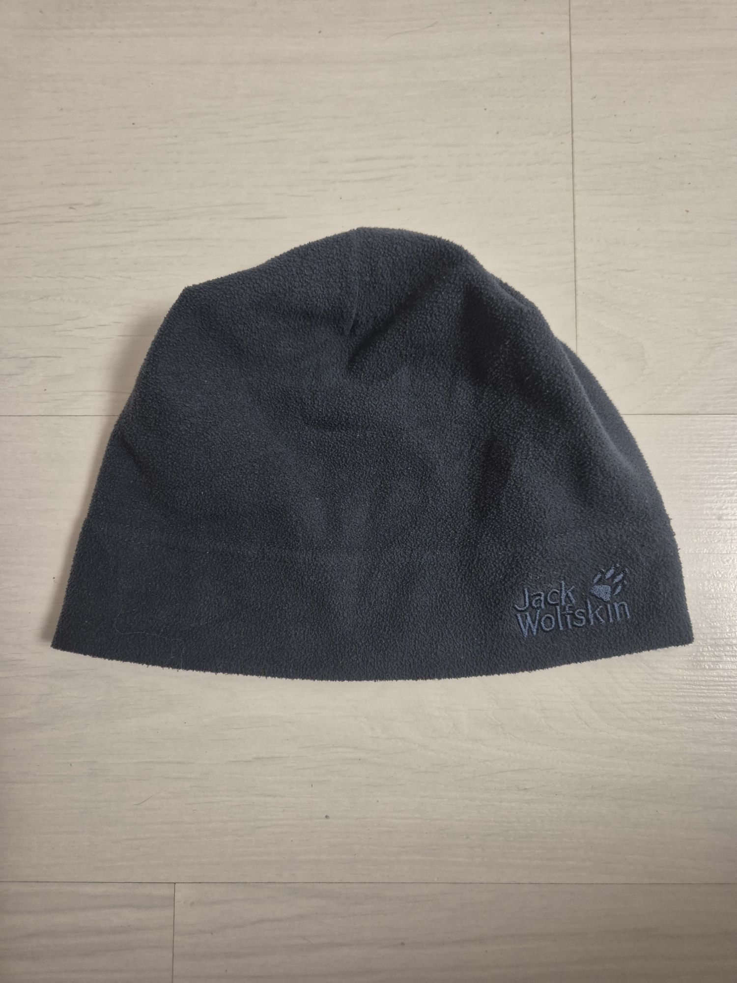 Шапка микрофлис Jack Wolfskin Polartec dark-blue One Size идеал
