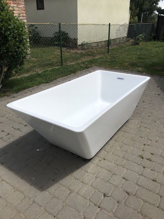 Ванна з переливом 165 см (00118) ванна акрилова