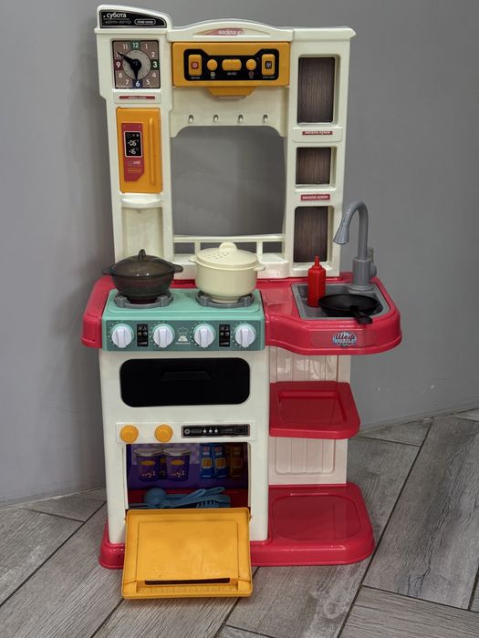 Дитяча кухня ігрова, звук та пар