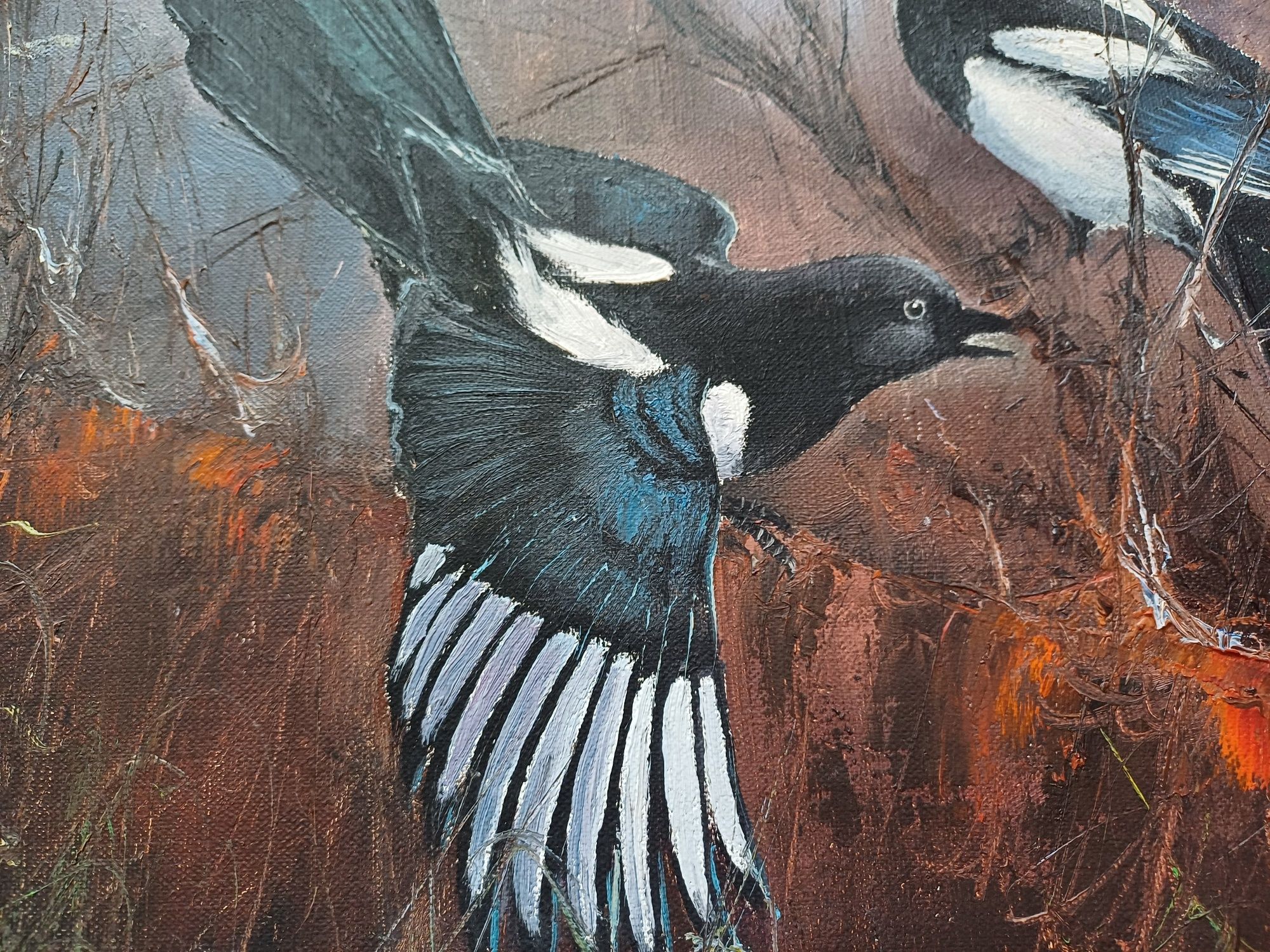 Stary obraz na płótnie HARRY BONDE PETERSEN (1918- 1999)