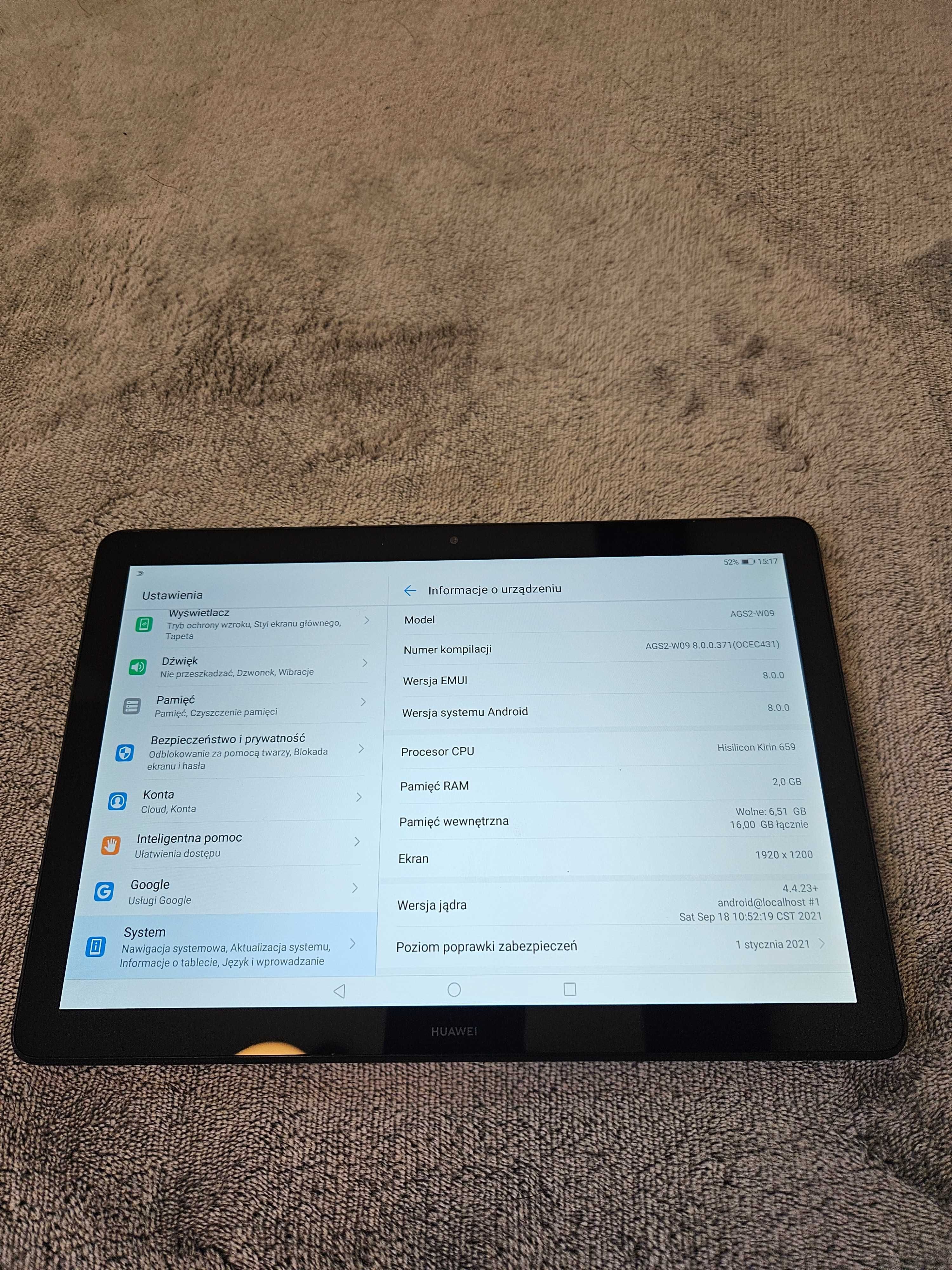 Tablet HUAWEI MediaPad T5
