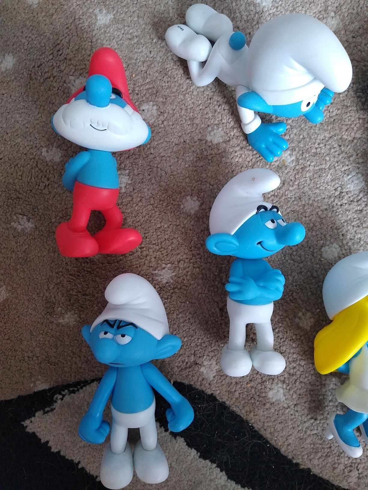 The smurfs duże figurki smerfy