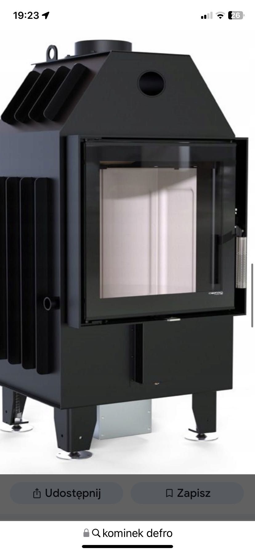 Kominek Defro moc 8kw