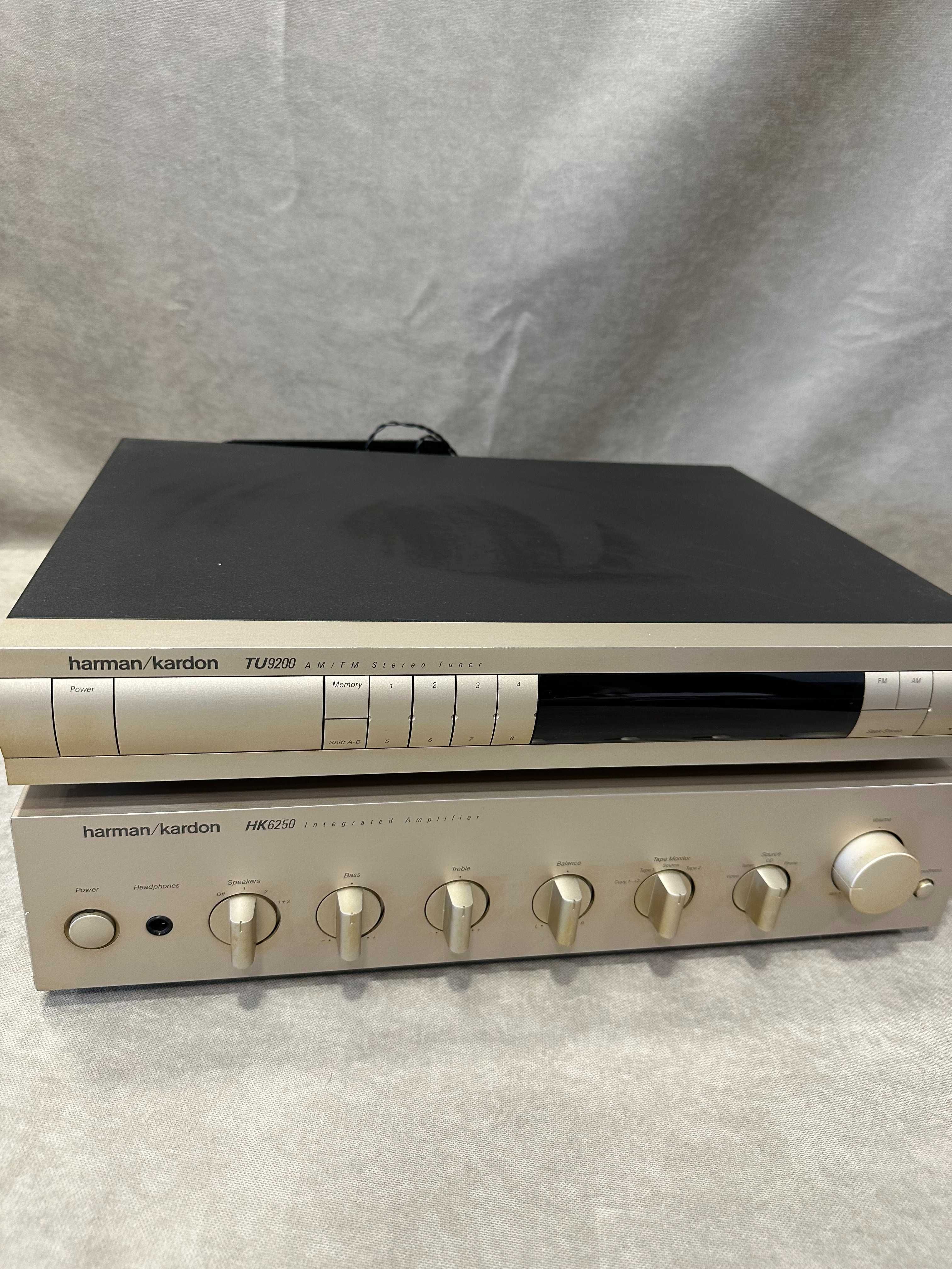 Zestaw Stereo Wzmacniacz Harman Kardon HK 6250, Tuner TU 9200