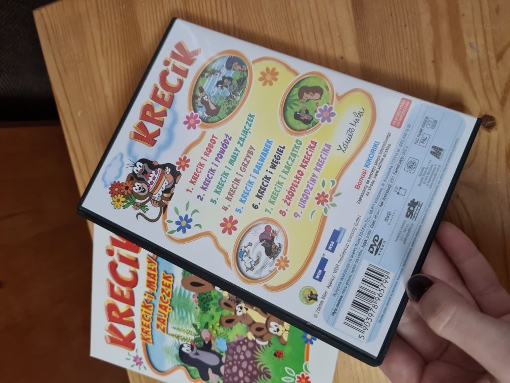 Krecik płyta DVD bajka Krecik i mały zajączek