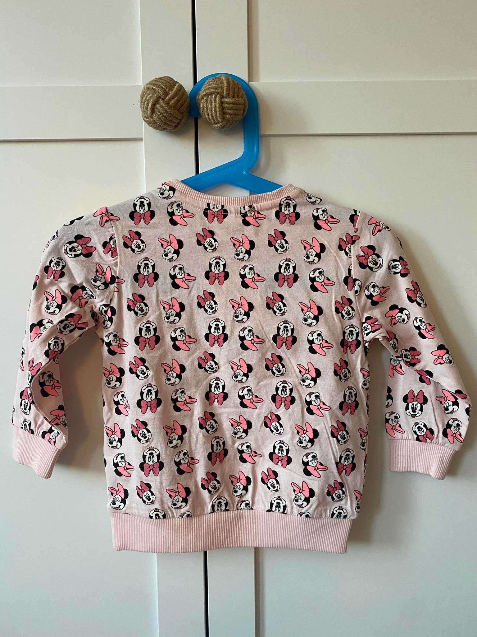 Nowa bluza dla dziewczynki Minnie Myszka Cool Club 80 Smyk