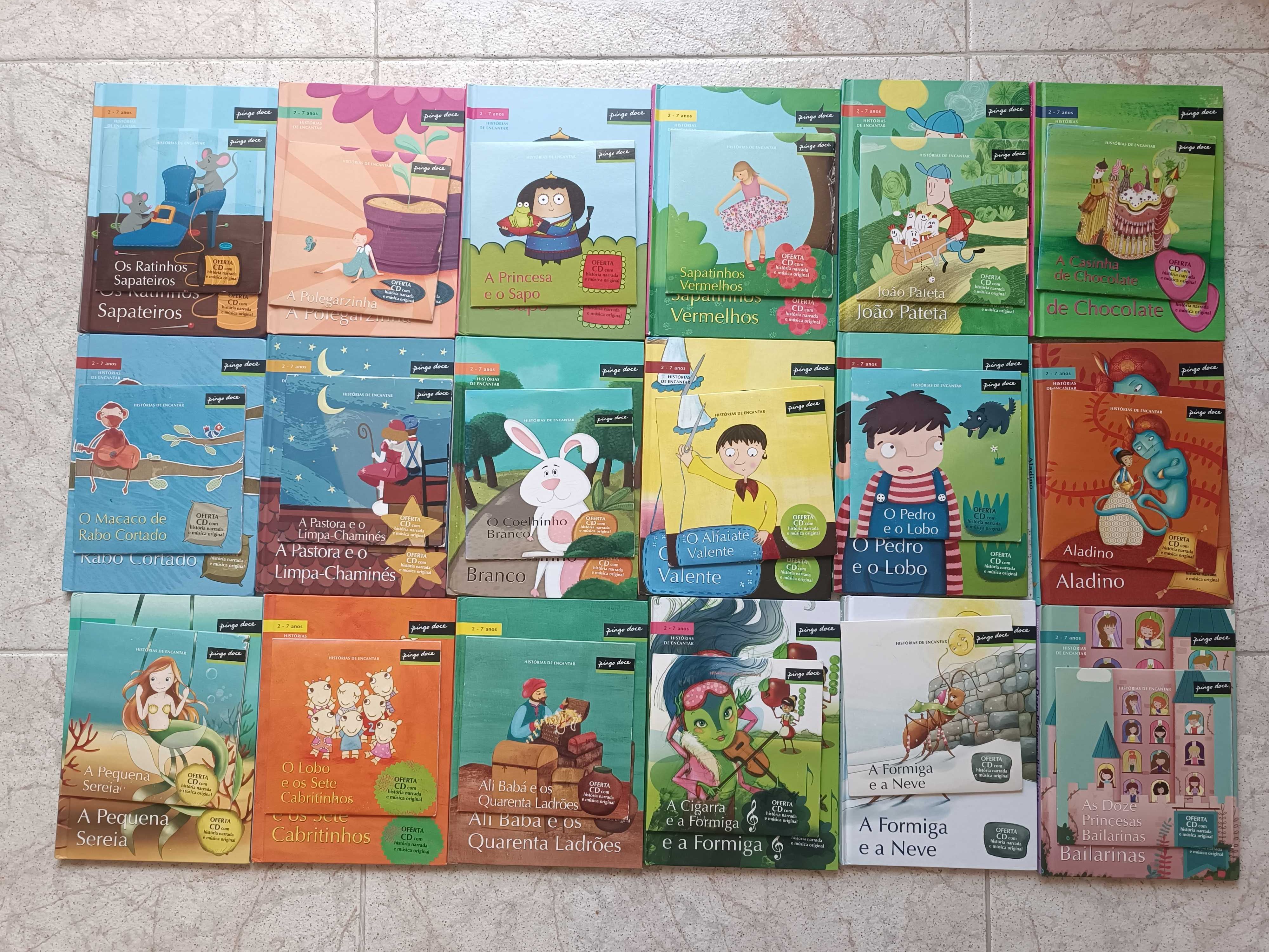 Livros infantis coleção pingo doce histórias de encantar