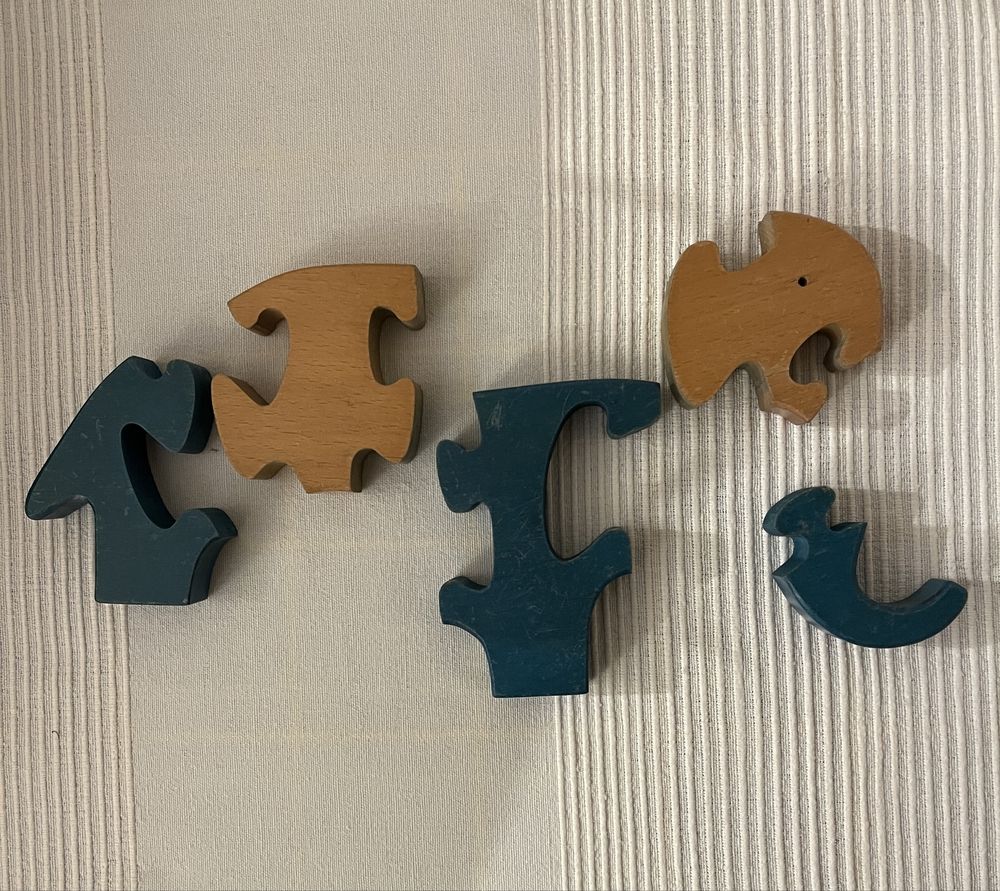 Puzzle Elefante em madeira