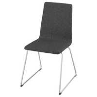 Ikea LILLÅNÄS krzesło chrom/Gunnared ciemnoszary 805.347.58 NOWE