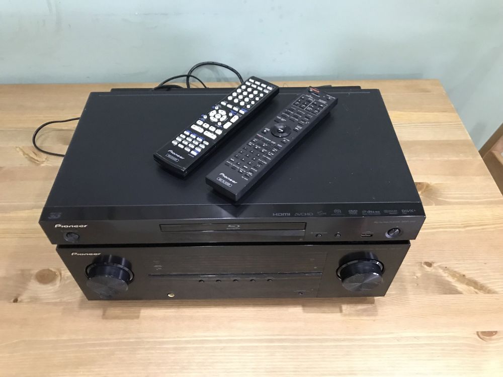 Amplituner  wzmacniacz Pioneer VSX-521 Odtwarzacz Blu-Ray BDP-140