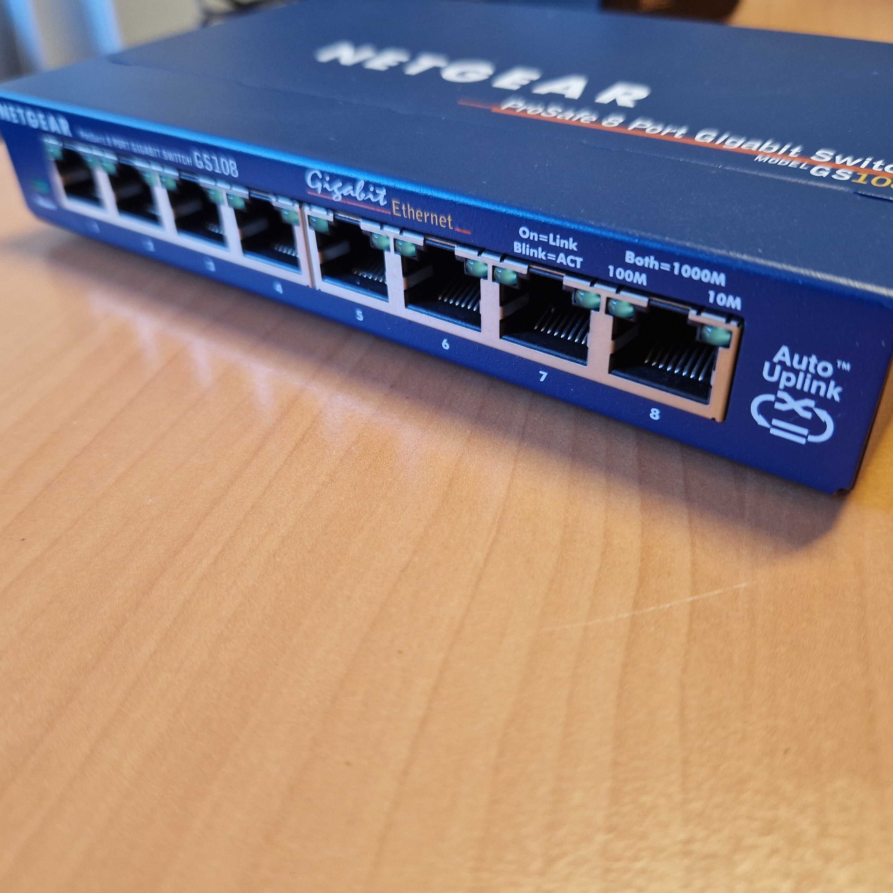 Switch 8 portas - NETGEAR 108GS