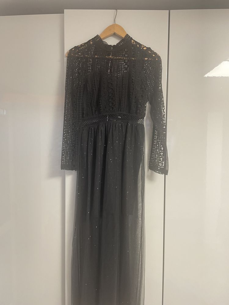 Sukienka maxi czarna