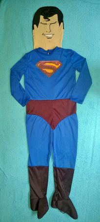 костюм Супермена 7-8 лет+маска