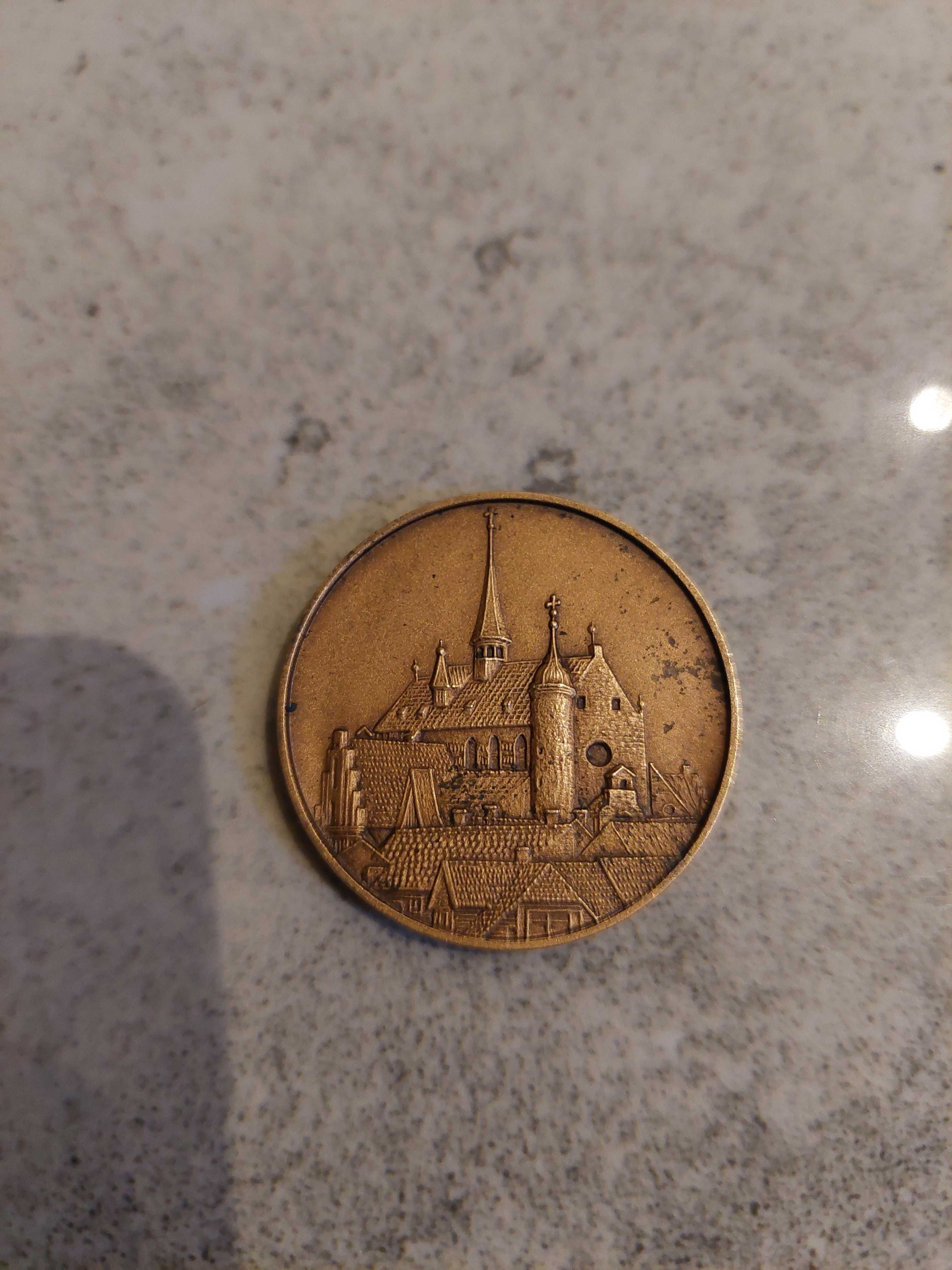 moneta z brązu, stara moneta, kolekcjonerski przedmiot