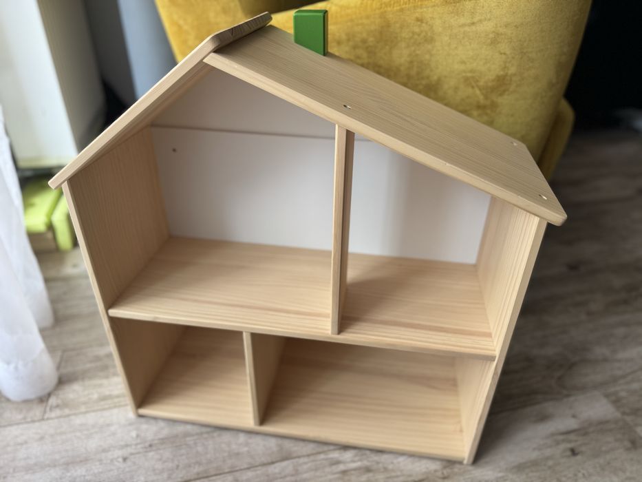 Półka drewniana Domek drewniany dla lalek Ikea Flisat