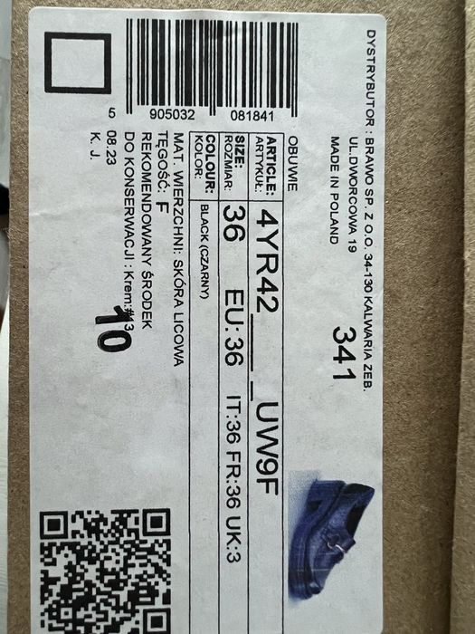 Ryłko czarne mokasyny