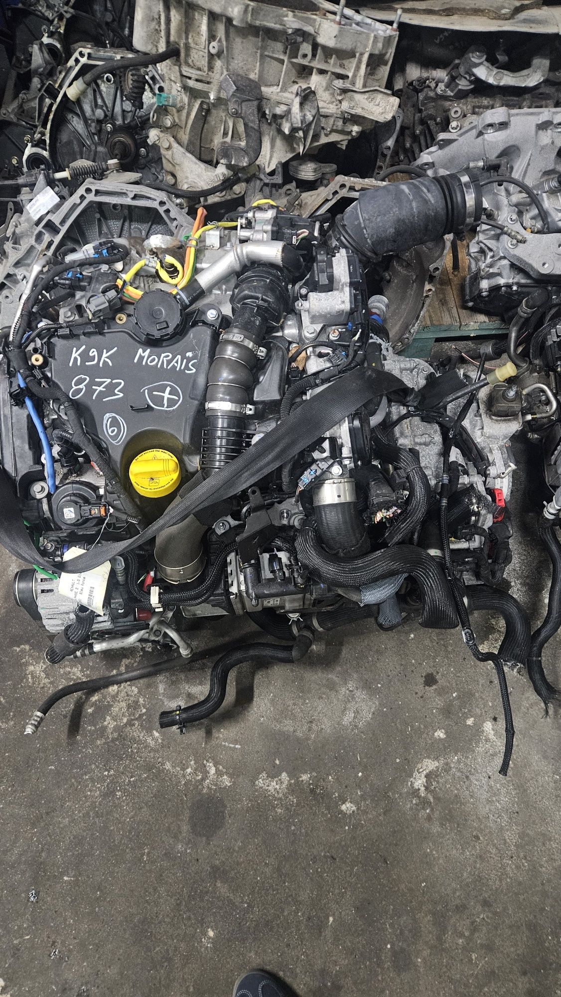 Motor renault k9k873 caixa aut dw5005