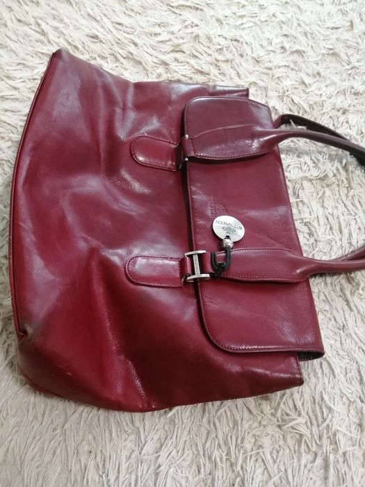 Жіноча кожана сумка