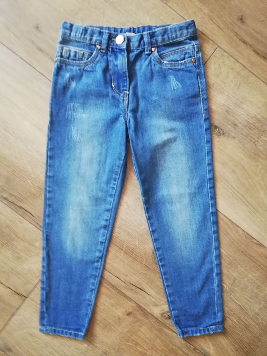 Spodnie dziewczęce jeans Tu roz 122