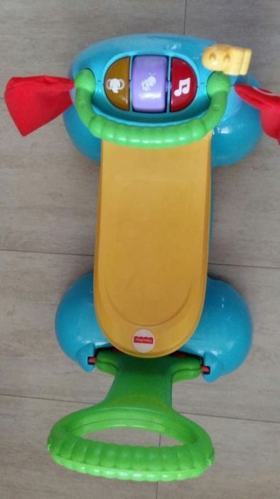 Słonik chodzik, jeździk, skoczek Fisher Price