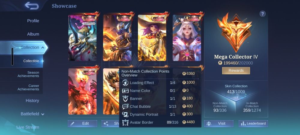 Продам акк Mobile legends