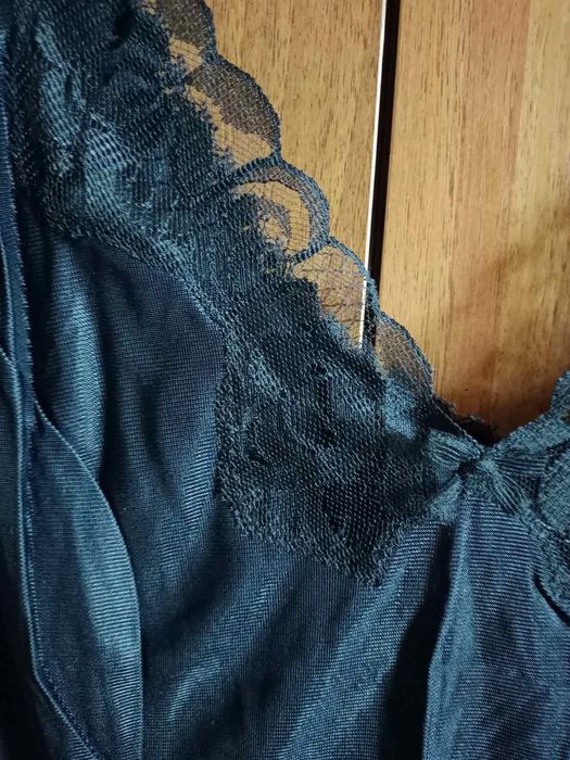 Комбинация черная винтаж ГДР Стретта