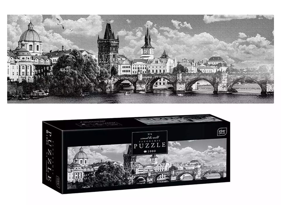 Puzzle panoramiczne 1000 elementów. Around the World. Interdruk Puzzle