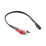 Adapatador HAMA 2 RCA M JACK F