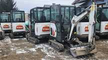 Mini koparka 2 ton wypożyczalnia wynajem bez operatora dowozimy BOBCAT