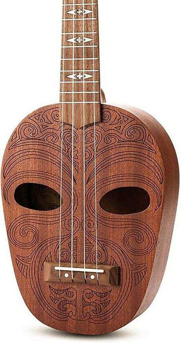 Ukulele Sopranowe MELLOW ET-1 MASK + Stroik kostki chwyty HIT