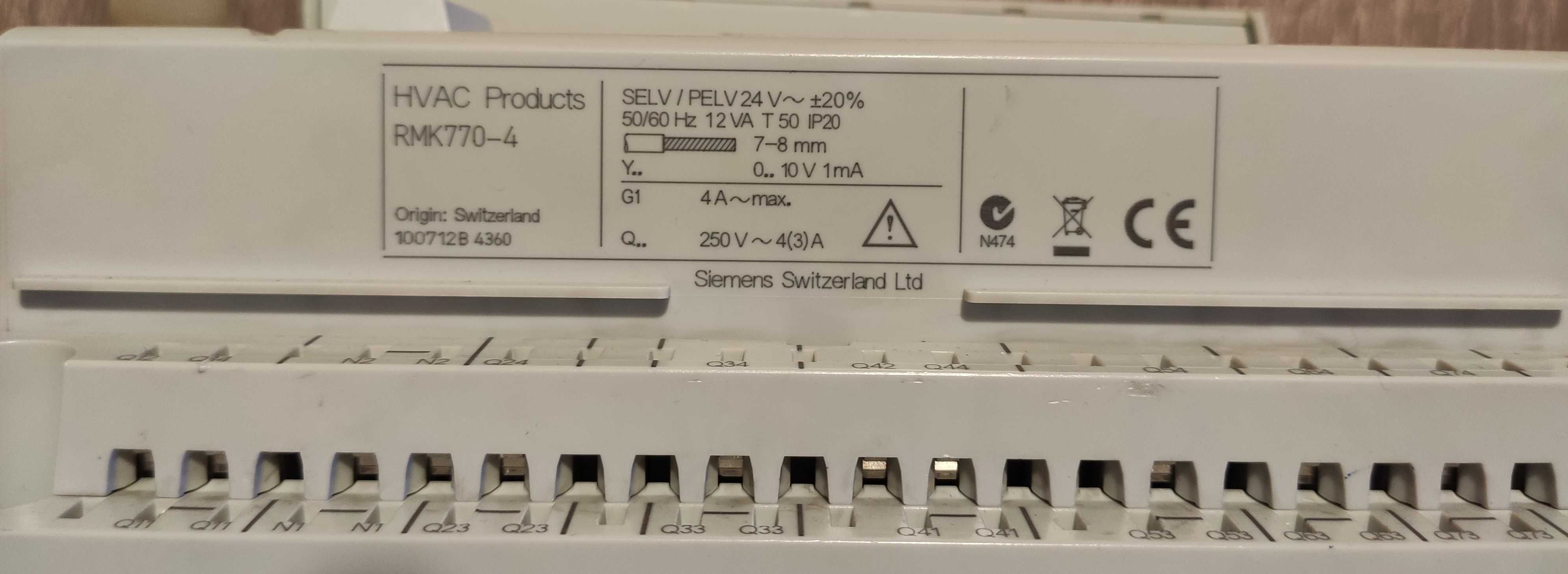 Regulator kaskady kotłów, panel operatorski, moduł uniwersalny