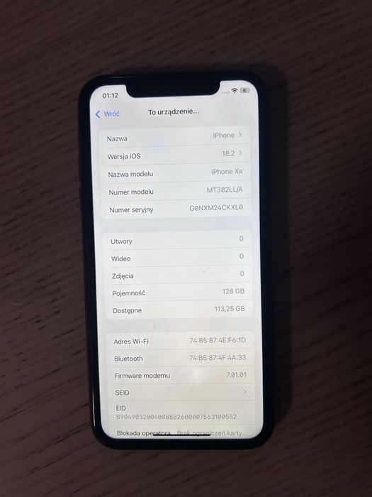Sprzedam Iphone XR 128gb