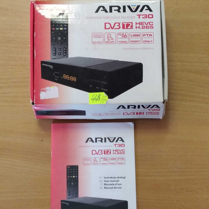 Dekoder DVBT2 - Ariva z pilotem / Polecam