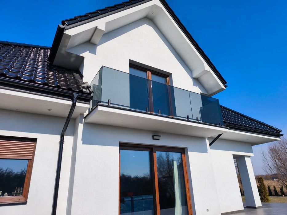 Balustrada Nowoczesna Szklana