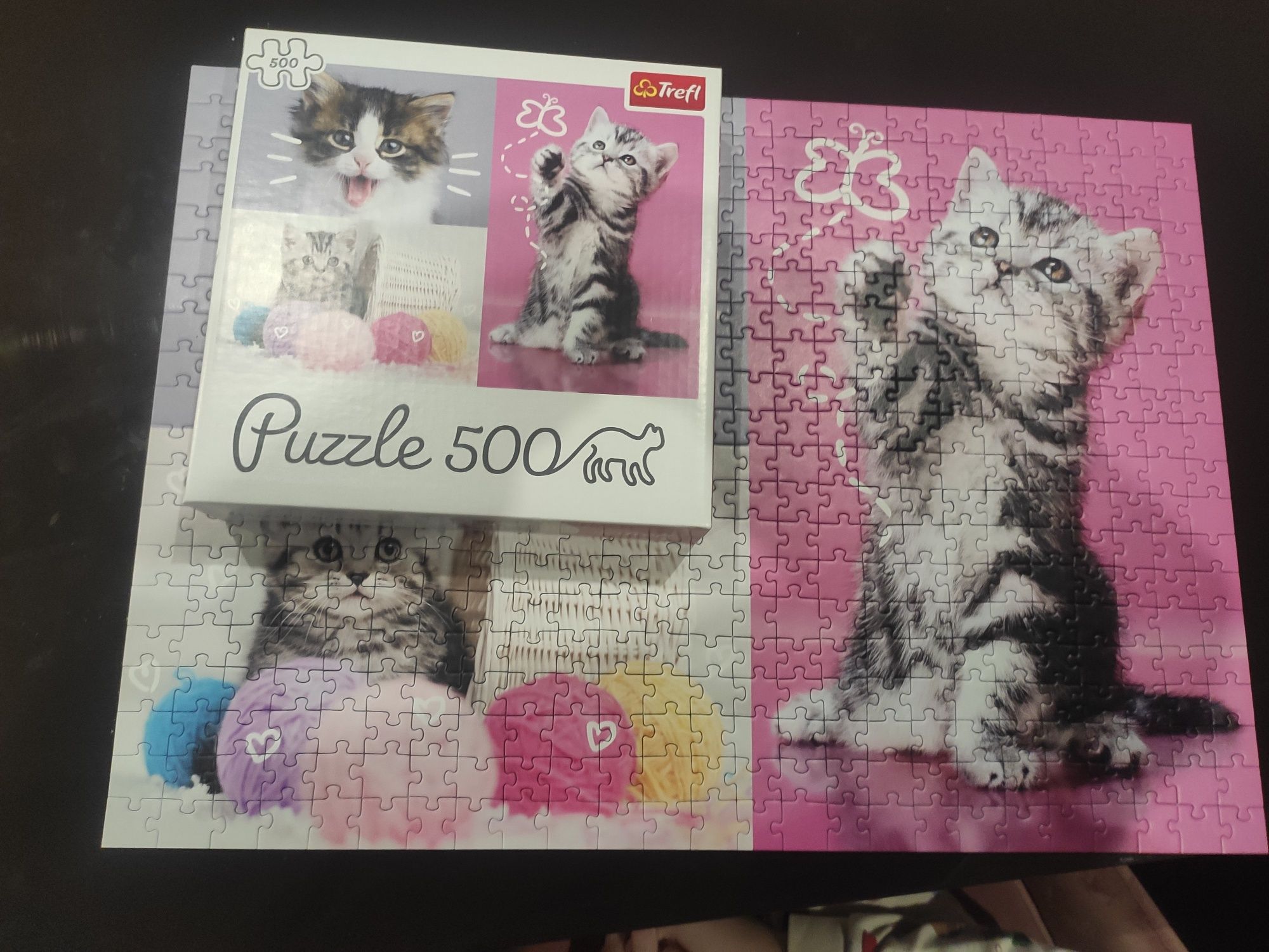 Puzzle trefl 500 koty kotki