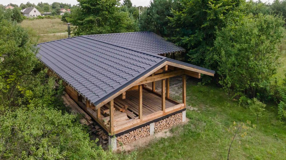 Заміський будинок з банею біля лісу. Новобудова 2024 року.