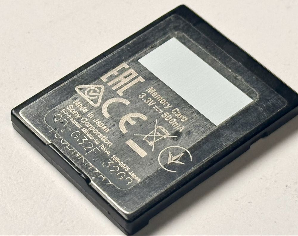 Karta pamięci Sony XQD G 32GB 440 MB/s – Używana