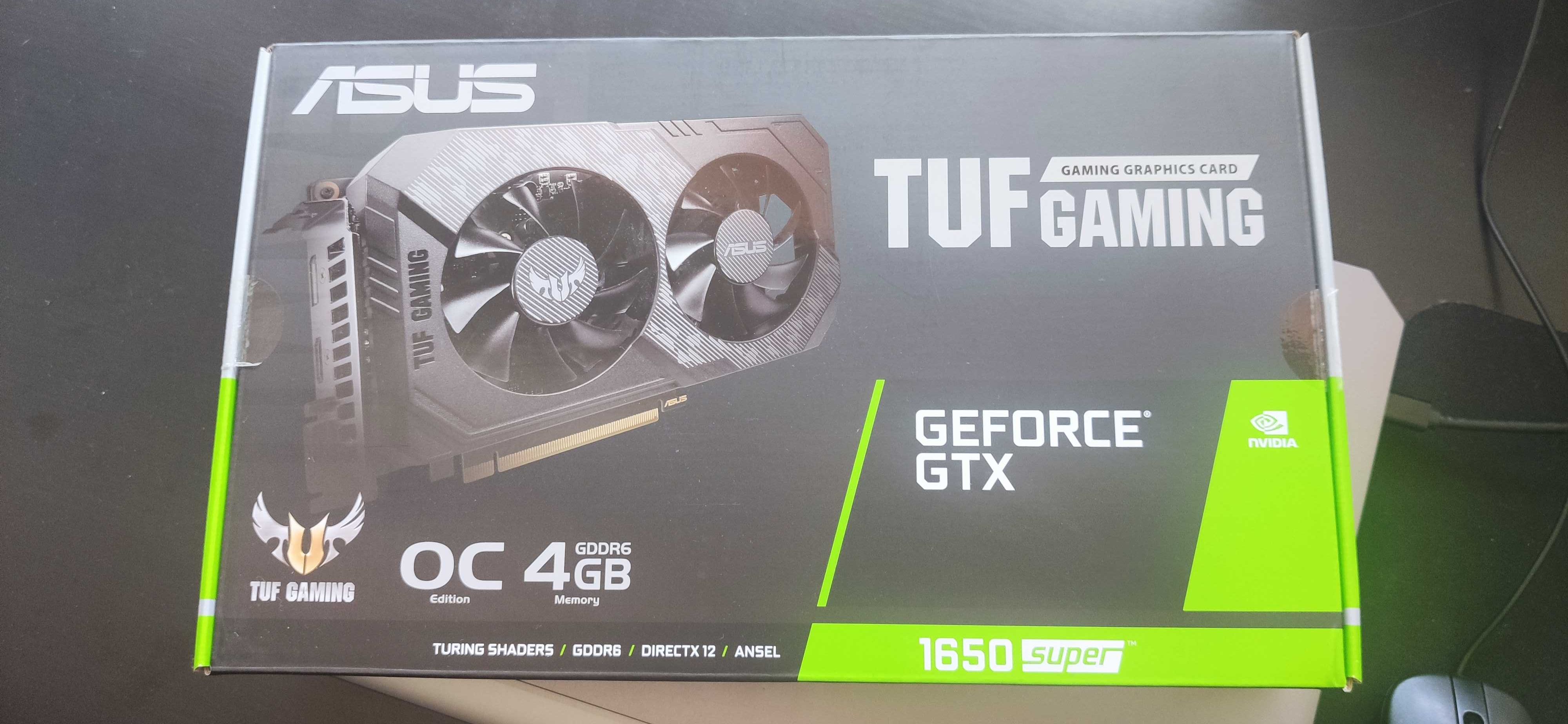 Vendo ASUS NVIDIA GTX 1650 Super TUF Gaming como nova
