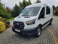 Ford Transit  170PS Brygadówka 7-Miejsc Kamery 360 Tablet Kamery Hak L3H3 Klima