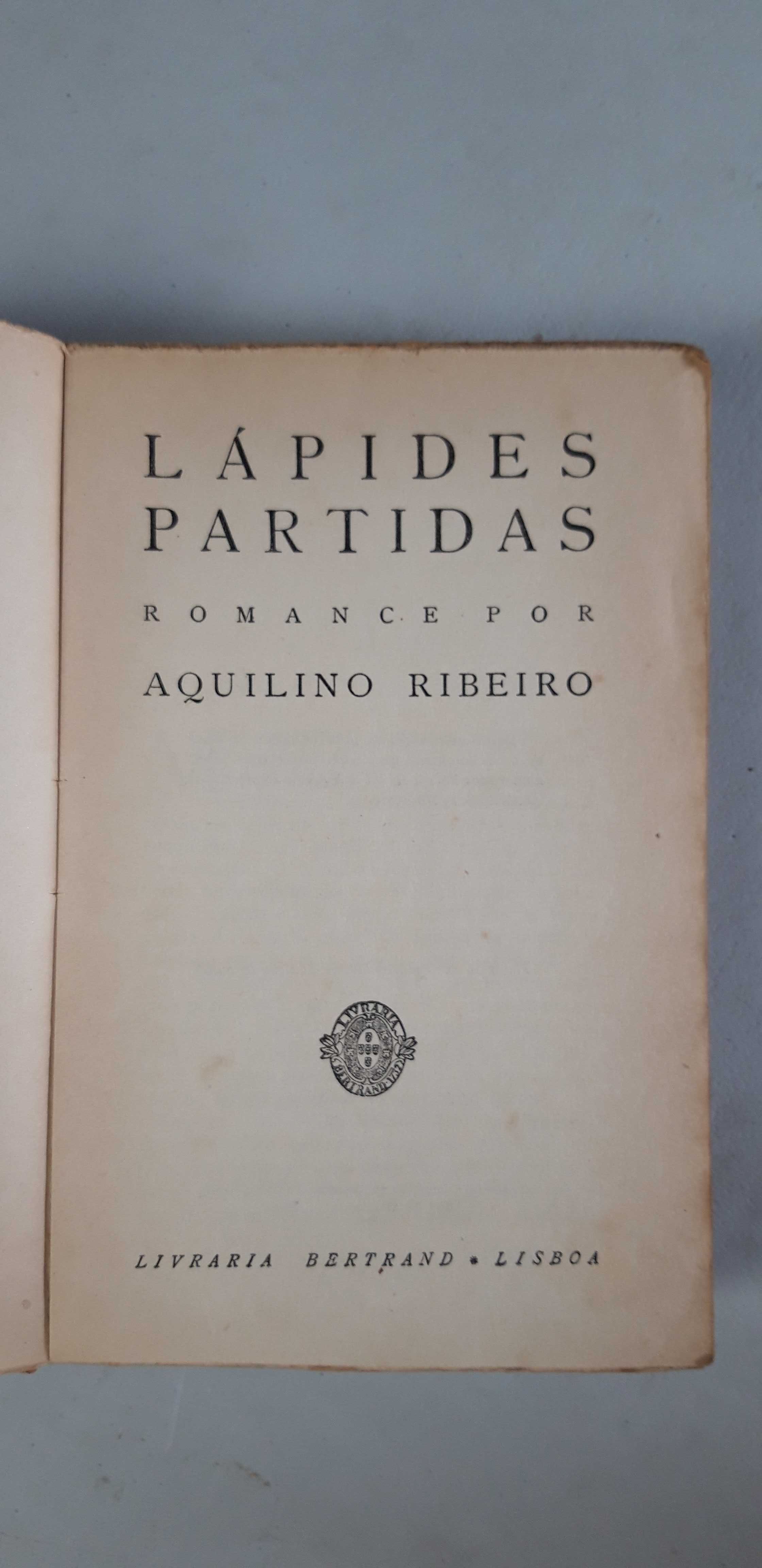 Livro- Ref CxC  - Aquilino Ribeiro - Lápides Partidas