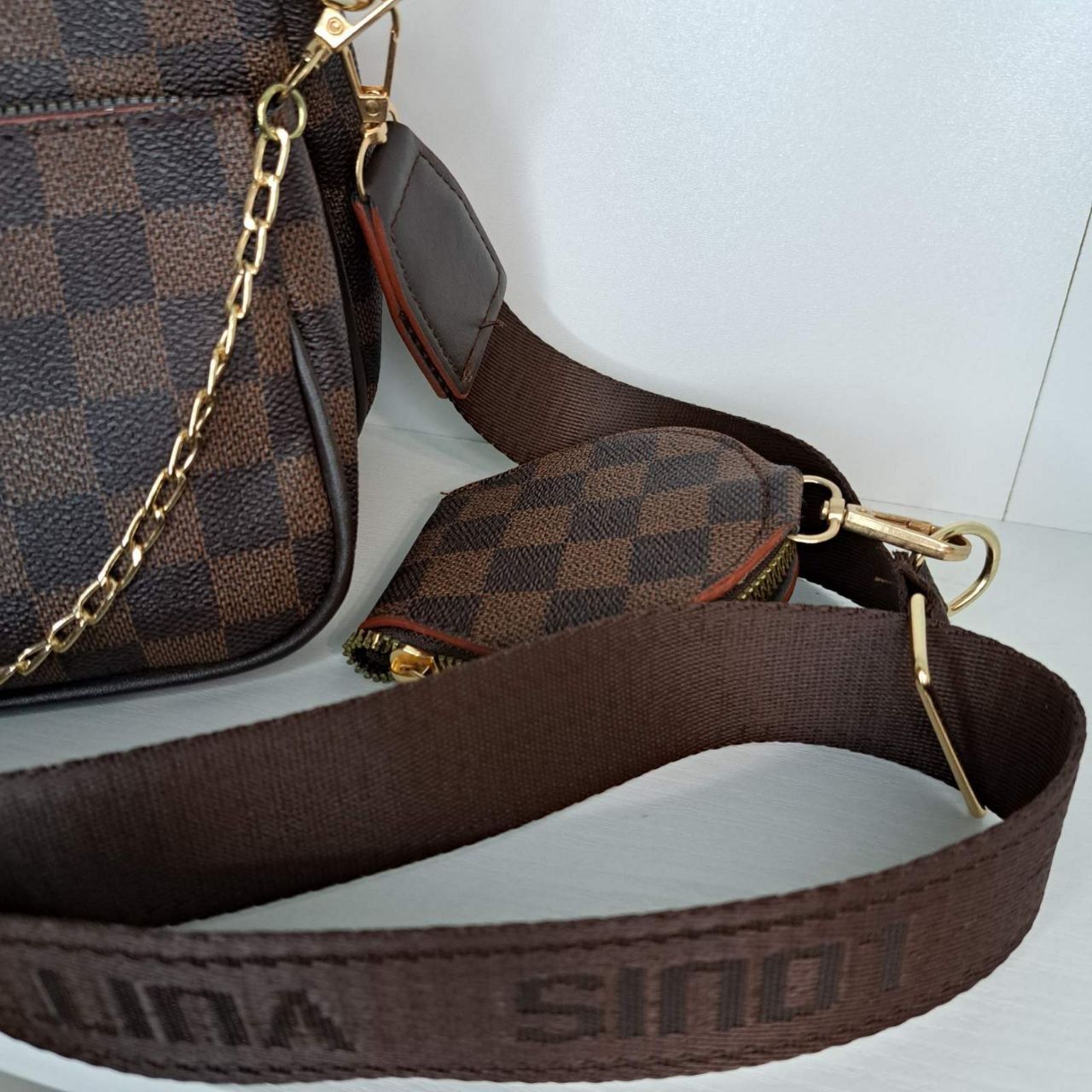 Сумка жіноча louis vuitton 3в1 (РОЗПРОДАЖ)