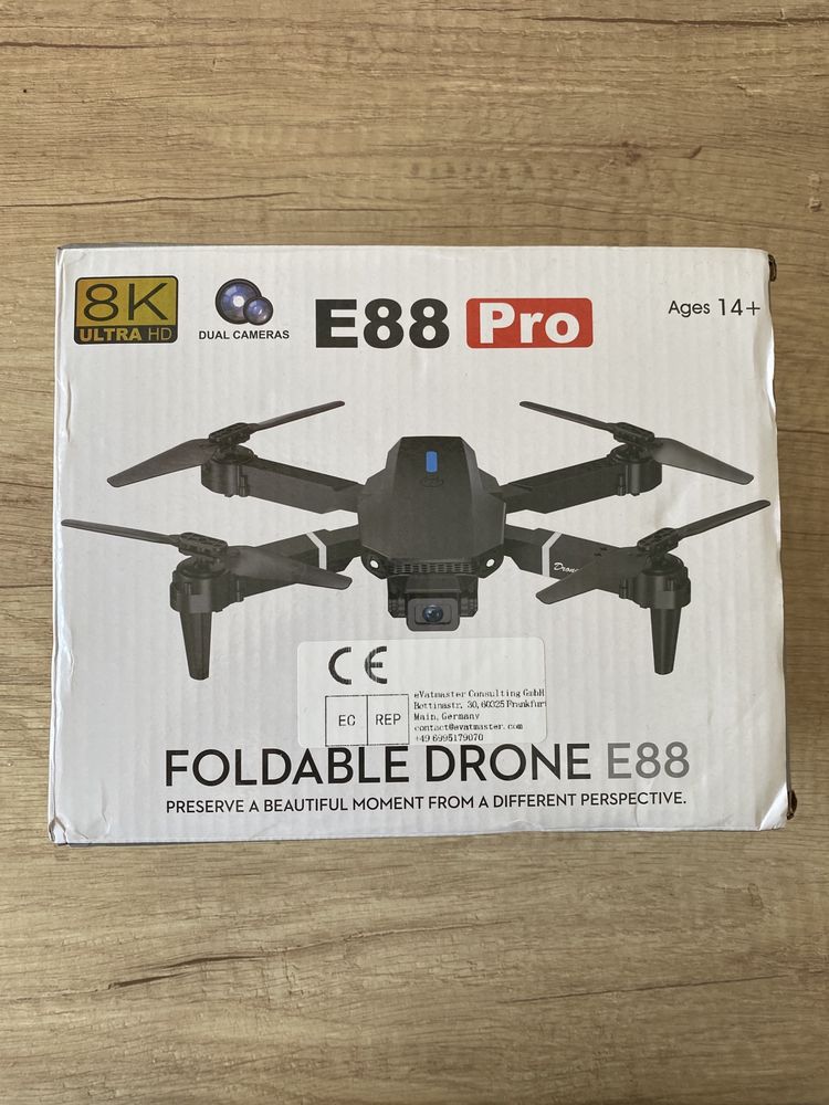 NOWY Dron E88 EVO MAX E88 PRO 150 m 1800 mAh