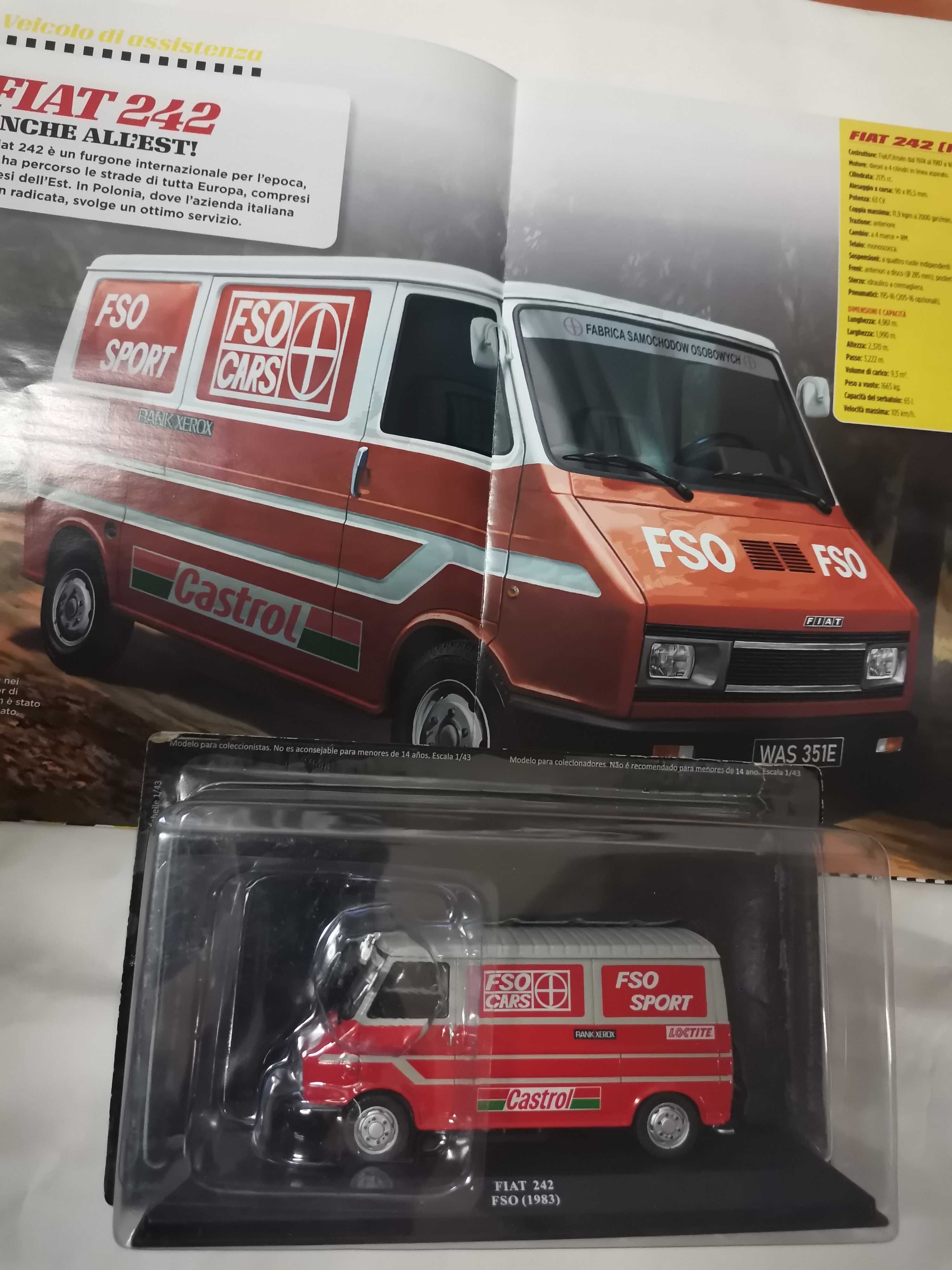 Fiat 242 - Team FSO sport Escala 1 :43